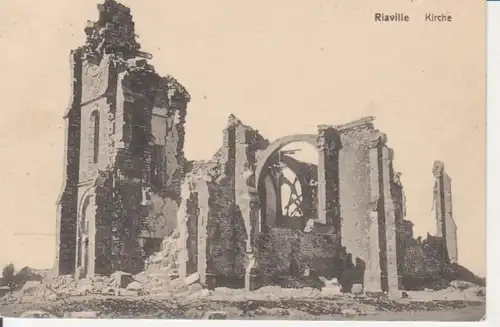 Riaville Zerstörte Kirche feldpgl1916 200.816