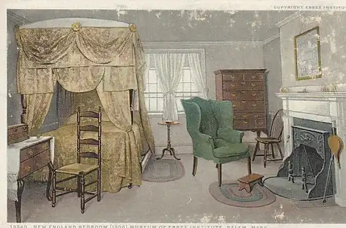 Salem Mass. New England Bedroom ngl B9309