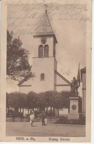 Kehl a.Rh. Evangelische Kirche feldpgl1916 206.748