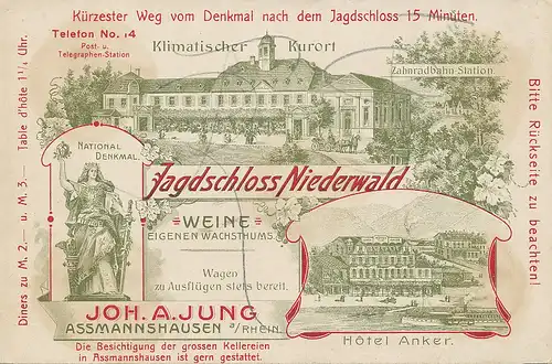 Jagdschloss Niederwald Hotel Anker ngl 130.072