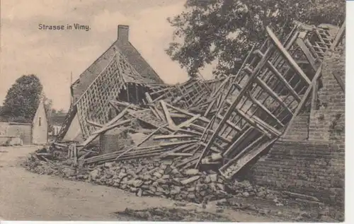 Vimy Straße zerstörtes Haus feldpgl1916 200.921