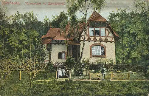 Wiesbaden Försterhaus im Dambachfall ngl 130.143