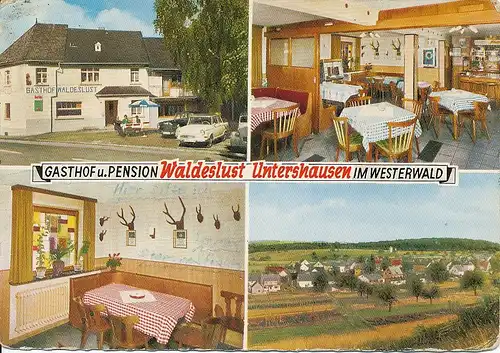 Untershausen Gasthof Pension Waldeslust gl1974 133.815