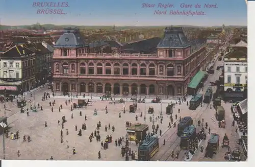 Brüssel Rogierplatz Nordbahnhof feldpgl1915 203.721