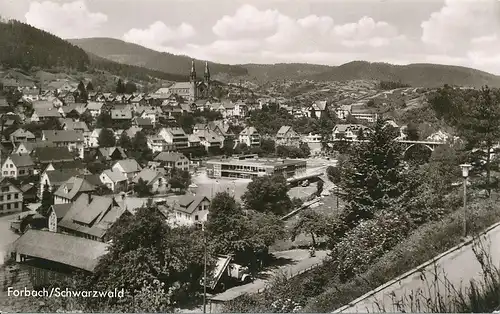 Forbach im Schwarzwald Panorama gl1962 133.471