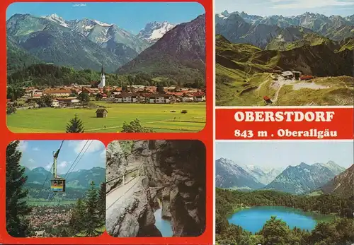 Oberstdorf Panorama Seilbahn Bergsee ngl 135.336