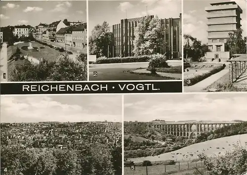 Reichenbach im Vogtland Mehrbildkarte gl1972 127.927