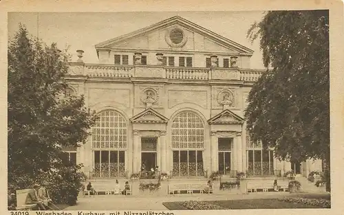 Wiesbaden Kurhaus mit Nizzaplätzchen ngl 130.183