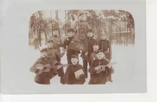 Soldaten-Gruppe musizierend gl1911 201.284