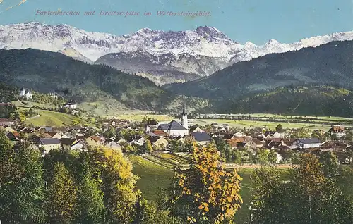 Partenkirchen Panorama gl1911 128.263