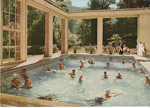 Wildbad Schwarzwald Thermalschwimmbad ngl C1076