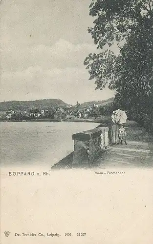 Boppard am Rhein Rhein-Promenade gl1906 133.919