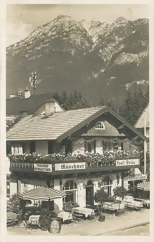 Garmisch-Part. Münchner Hofbräustüberl gl1938 128.295