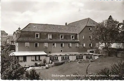 Säckingen a.Hochrhein St.Marienhaus Kurbad gl1963 C1138