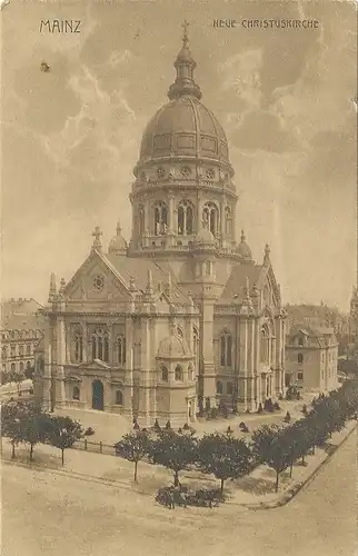 Mainz Christuskirche gl1909 130.707