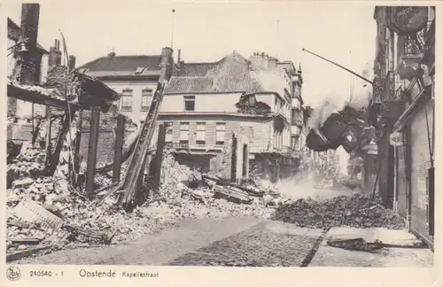 Oostende Kapellestraat Zerstörte Häuser ngl 201.053