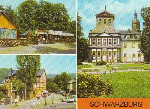 Schwarzburg mit Gaststätte Schloßschenke ngl C4264