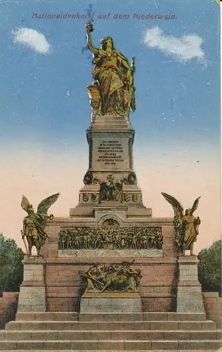 Niederwalddenkmal bei Rüdesheim ngl 132.404