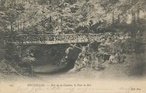 Bruxelles Le Pont de Bois de la Cambre gl1907? 136.451