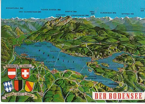 Bodensee Panoramakarte ngl C0174