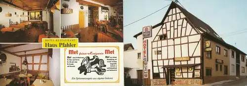 Lohnsfeld Hotel Haus Pfahler Klappkarte ngl 131.801