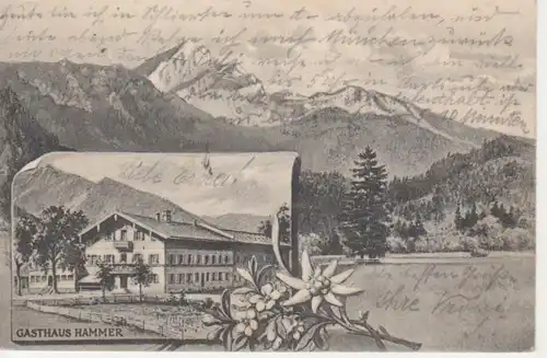 Fischbachau Gasthaus Hammer Panorama gl1907 208.185
