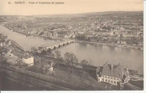 Namur Brücke und Panorama ngl 203.916