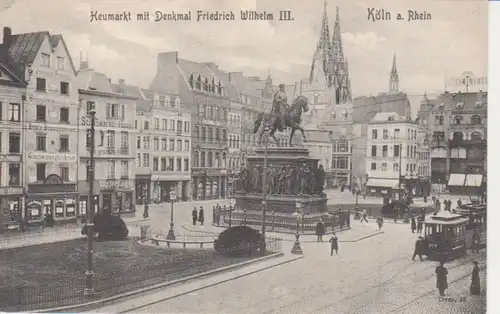 Köln Heumarkt mit Denkmal ngl 201.873