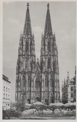 Köln Dom mit Reichard-Terrasse ngl 201.903