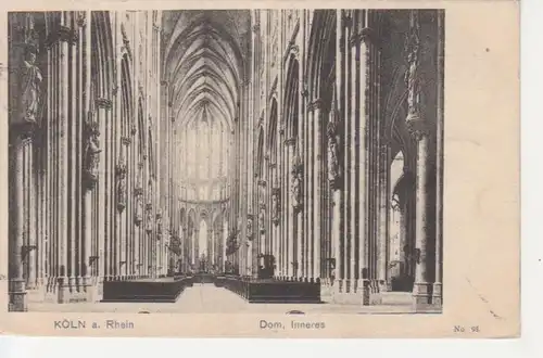 Köln Dom Inneres gl1906 201.913