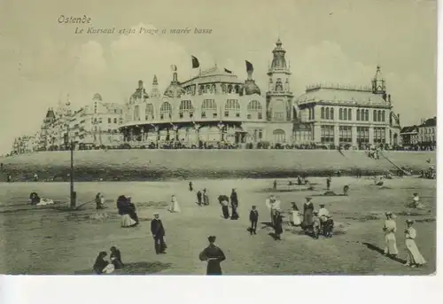 Ostende Strand und Kursaal glca.1920 203.963