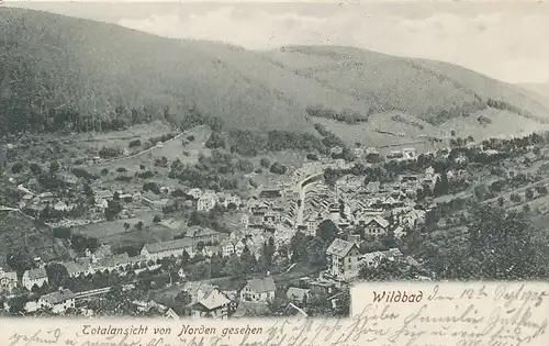 Bad Wildbad Totalansicht von Norden gl1905 133.607