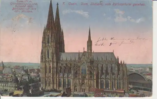 Köln Dom Südseite gl1920 201.965