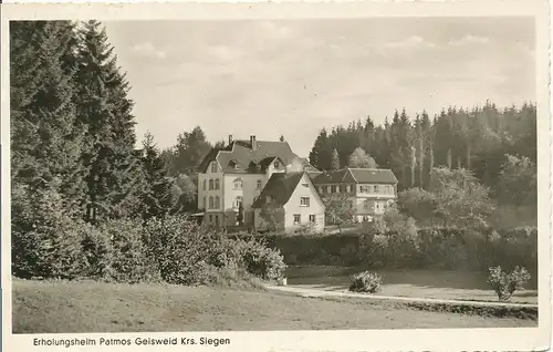 Geisweid (Siegen) Erholungsheim Patmos gl1954 132.583