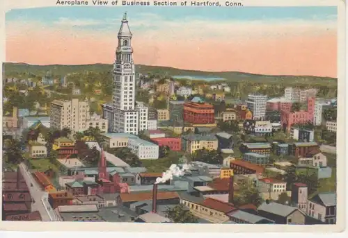 Hartford Business Section Aeroplane View ngl 204.290