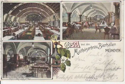 München Mathäserbräu-Bierhallen gl1905 203.549