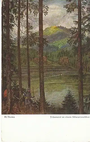H.THOMA Träumerei an einem Schwarzwaldsee ngl C0320