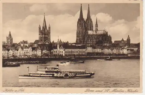 Köln Dom und St. Martin-Kirche gl1949 201.890