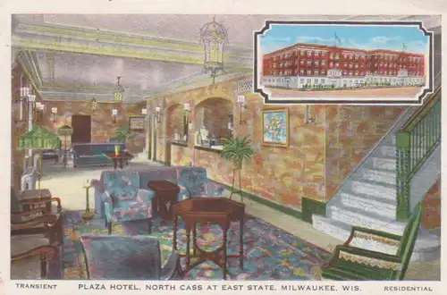 Milwaukee Plaza Hotel gl1935 204.198