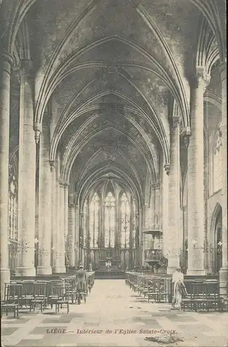 Liège - Intérieur de l'Église St. Croix gl1909? 135.611