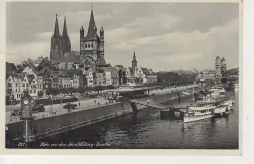 Köln von der Hindenburg-Brücke gl1942 201.951