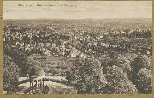 Wiesbaden Panorama gl1926 130.154
