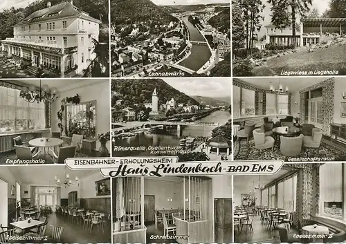 Bad Ems Haus Lindenbach Mehrbildkarte ngl 134.734