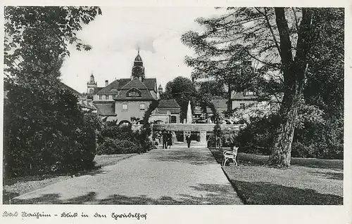 Bad Nauheim Blick in den Sprudelhof gl1937 130.441