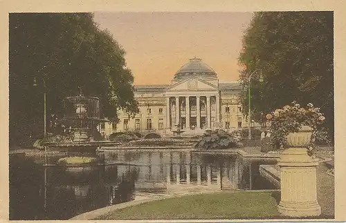 Wiesbaden Kurhaus mit Blumengarten gl1926 130.184