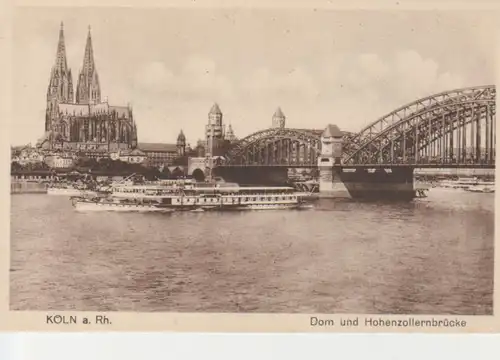 Köln Dom und Hohenzollernbrücke ngl 201.935