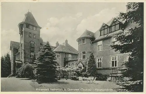 Kuranstalt Hohemark Hauptgebäude gl1936 130.462