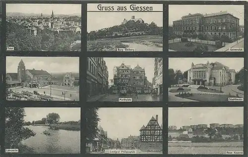 Gießen Teilansichten gl1933 130.474