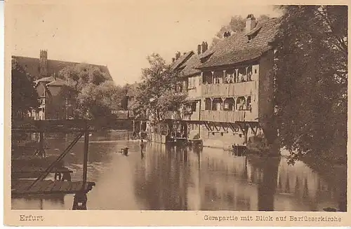 Erfurt Gerapartie Blick > Barfüßerkirche gl1928 C2453