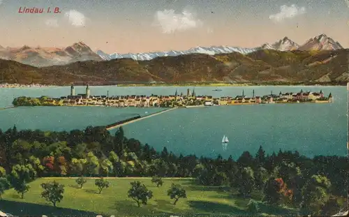 Lindau Bodensee Panorama feldpgl1917 134.848